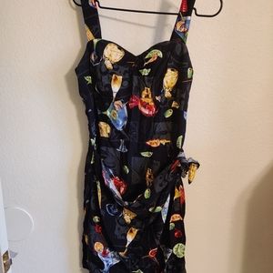 LAST CHANCE! Black retro sundress from Hawaii